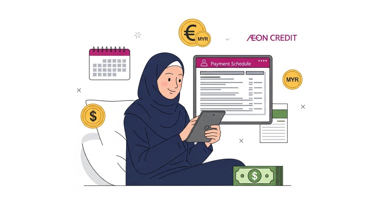 jadual bayaran pinjaman peribadi aeon credit