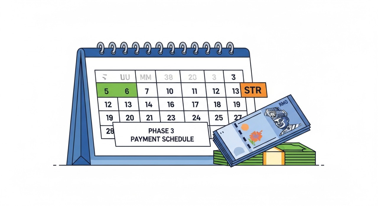 jadual bayaran str fasa 3