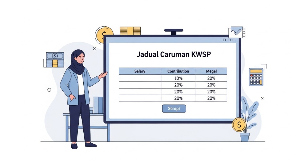 jadual caruman kwsp