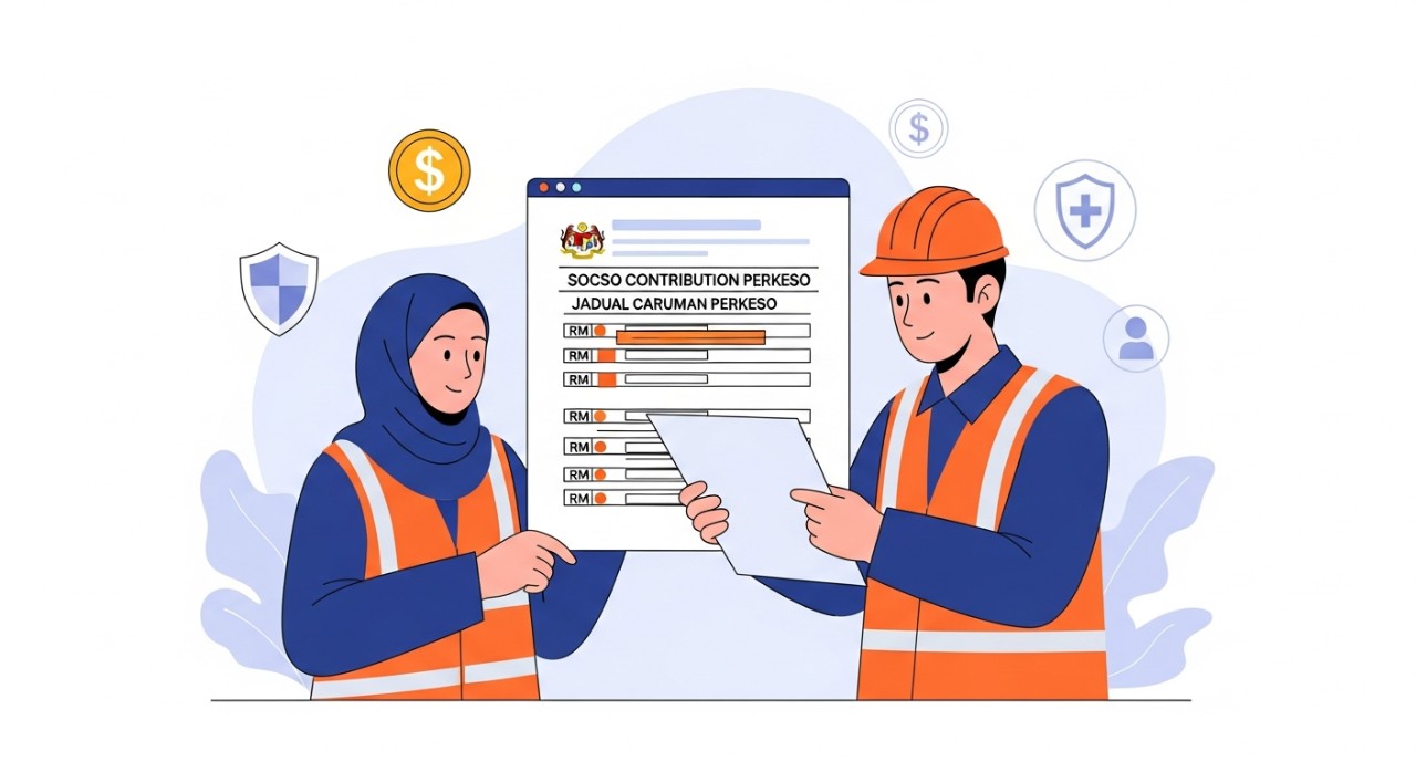 jadual caruman socso