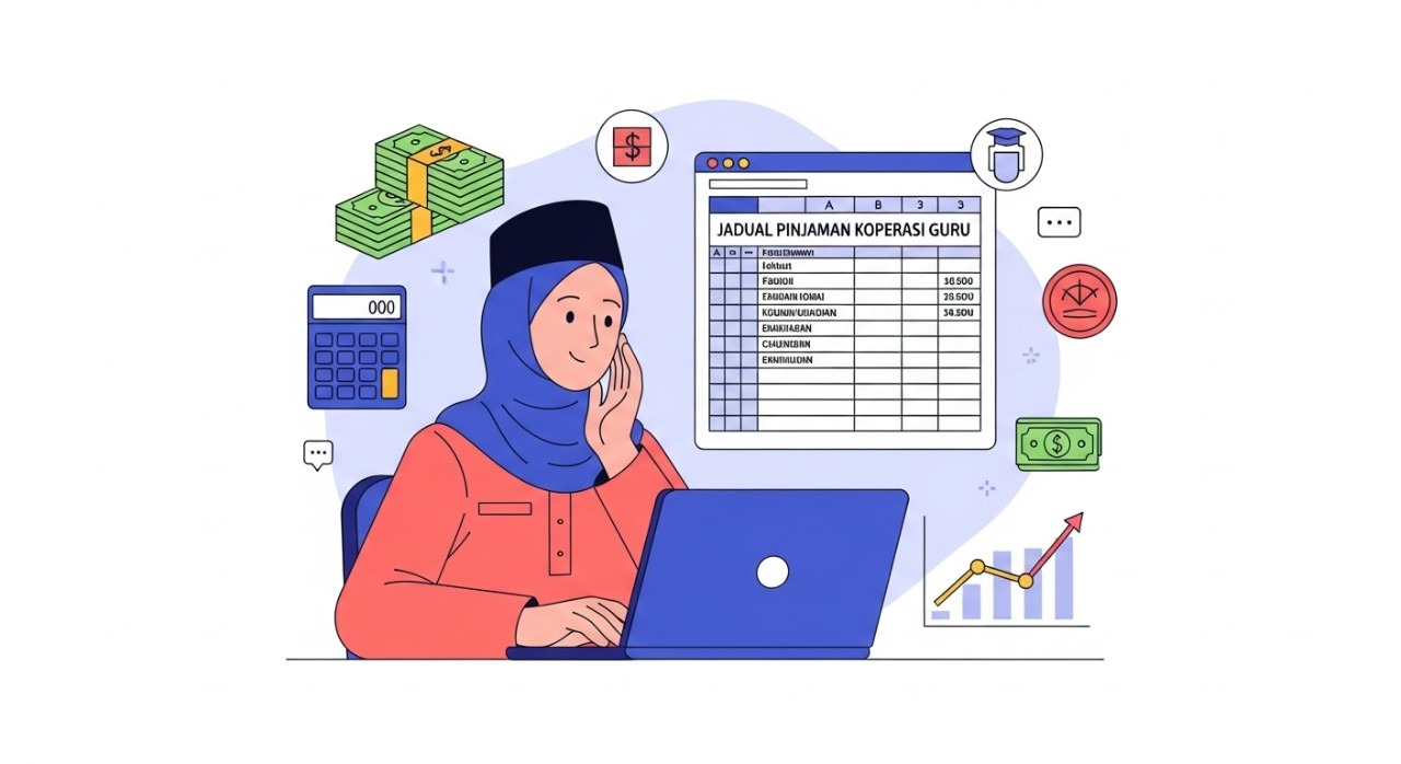 jadual pinjaman koperasi guru