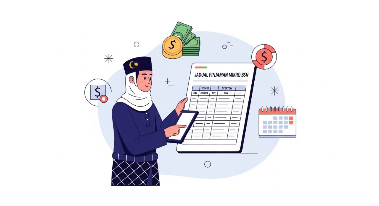 jadual pinjaman mikro bsn