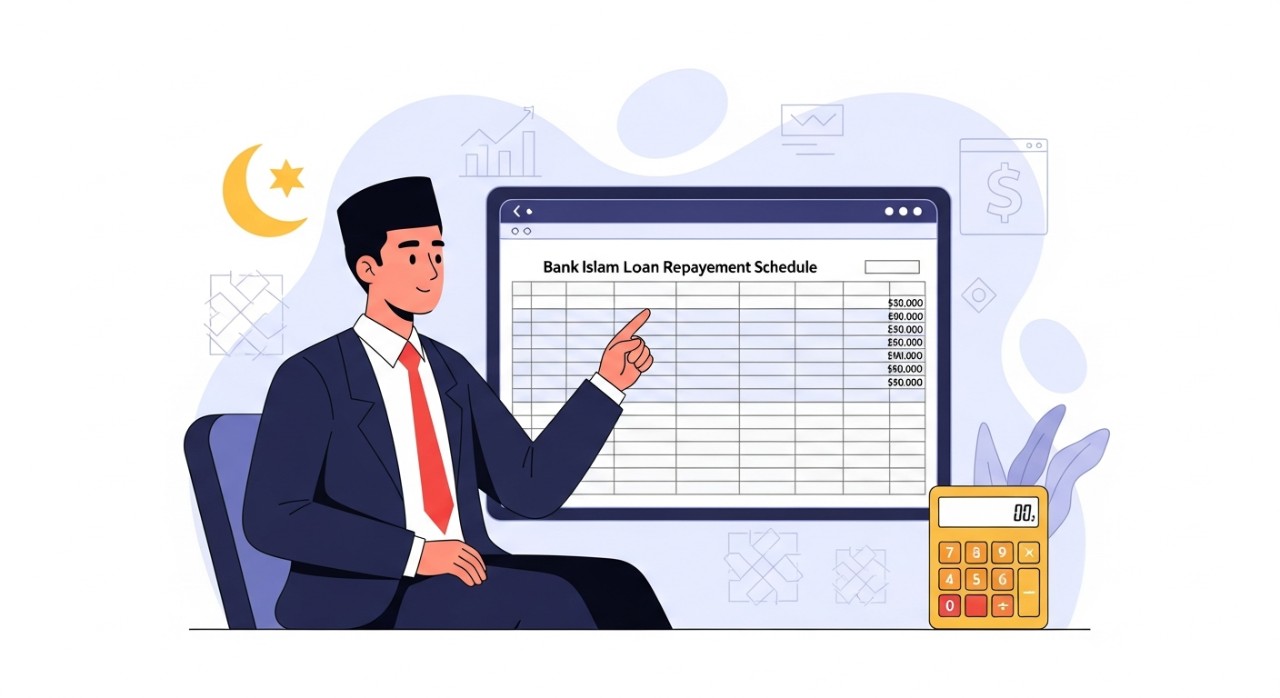 jadual pinjaman peribadi bank islam