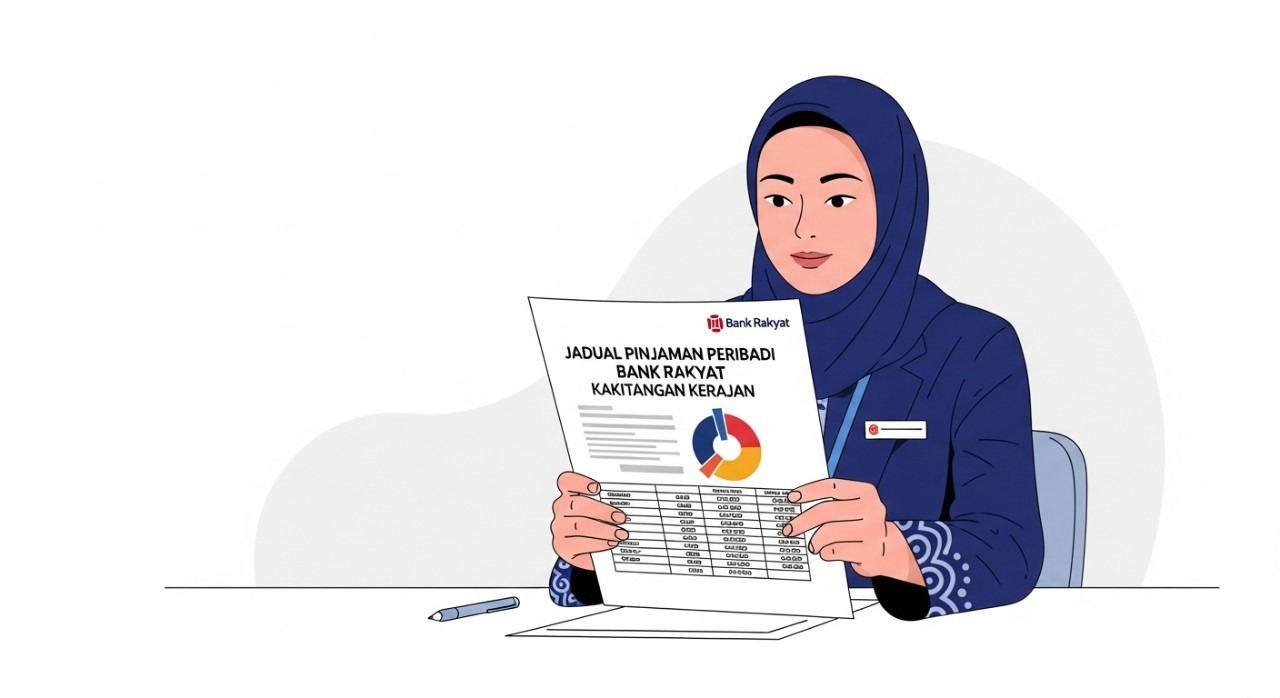 jadual pinjaman peribadi bank rakyat kakitangan kerajaan