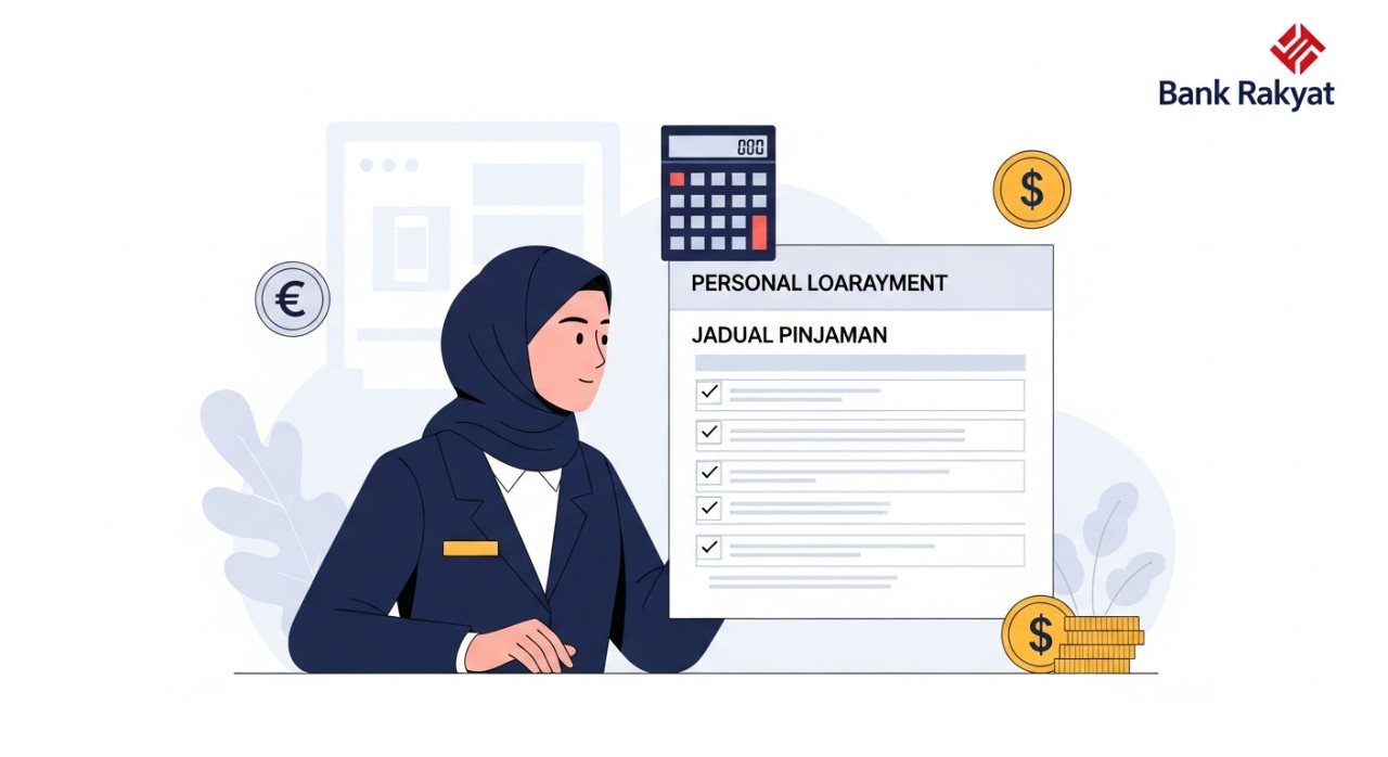 jadual pinjaman peribadi bank rakyat sektor awam