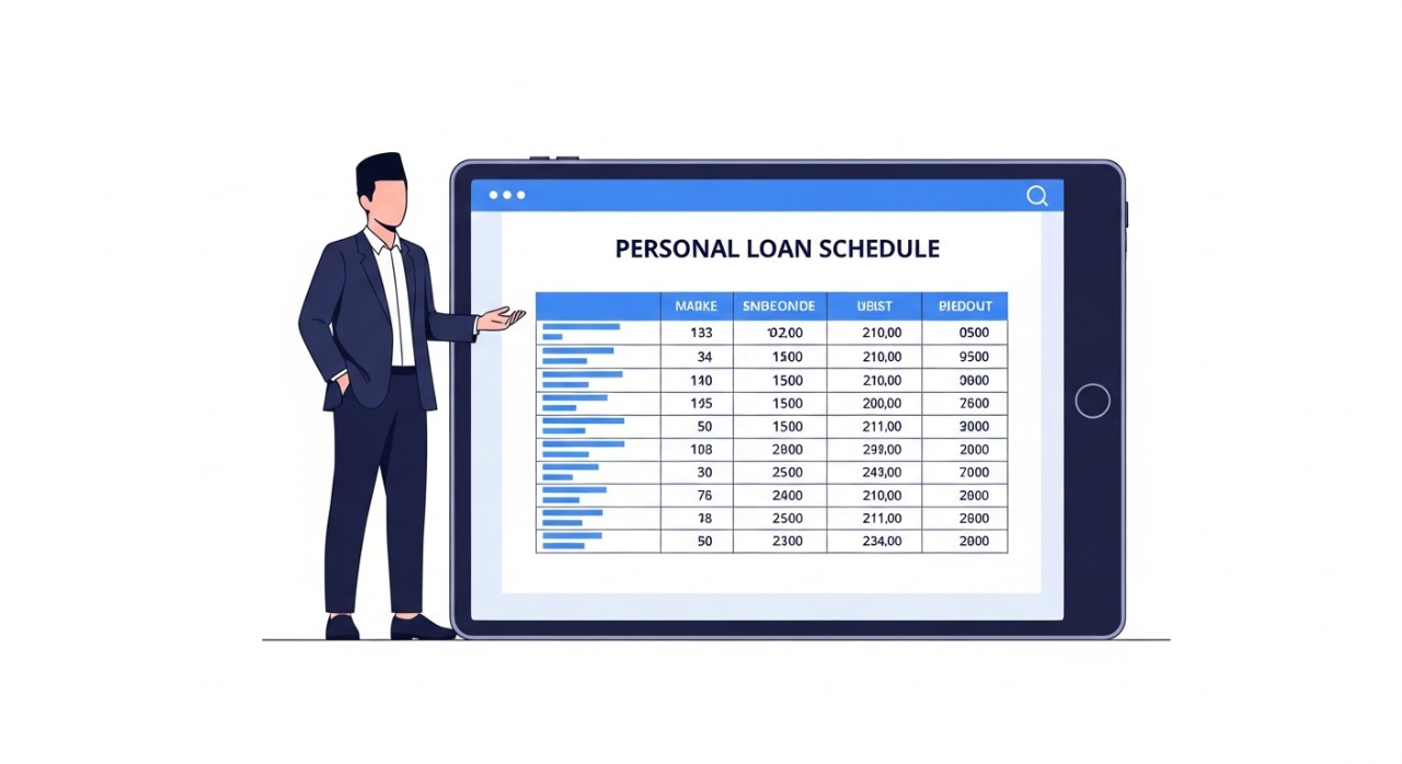 jadual pinjaman peribadi bank rakyat swasta