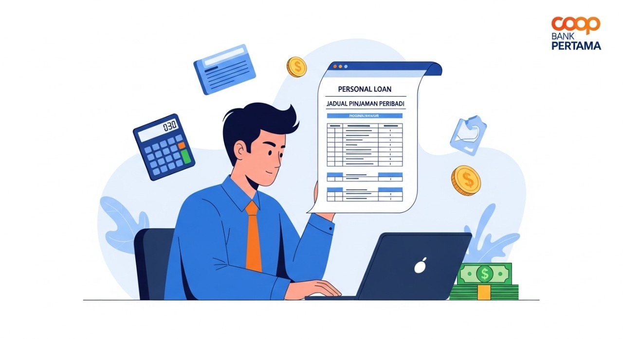 jadual pinjaman peribadi coop bank pertama
