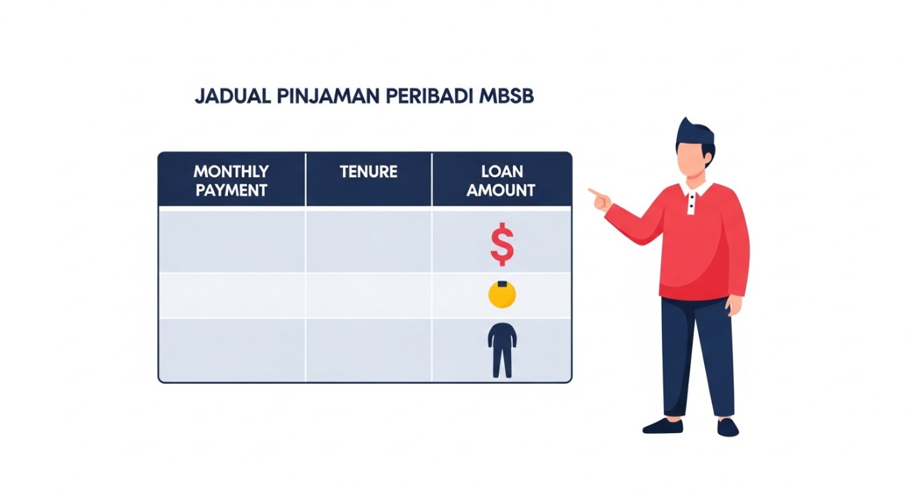jadual pinjaman peribadi mbsb