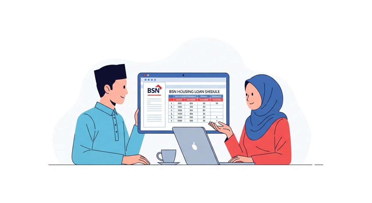 jadual pinjaman perumahan bsn