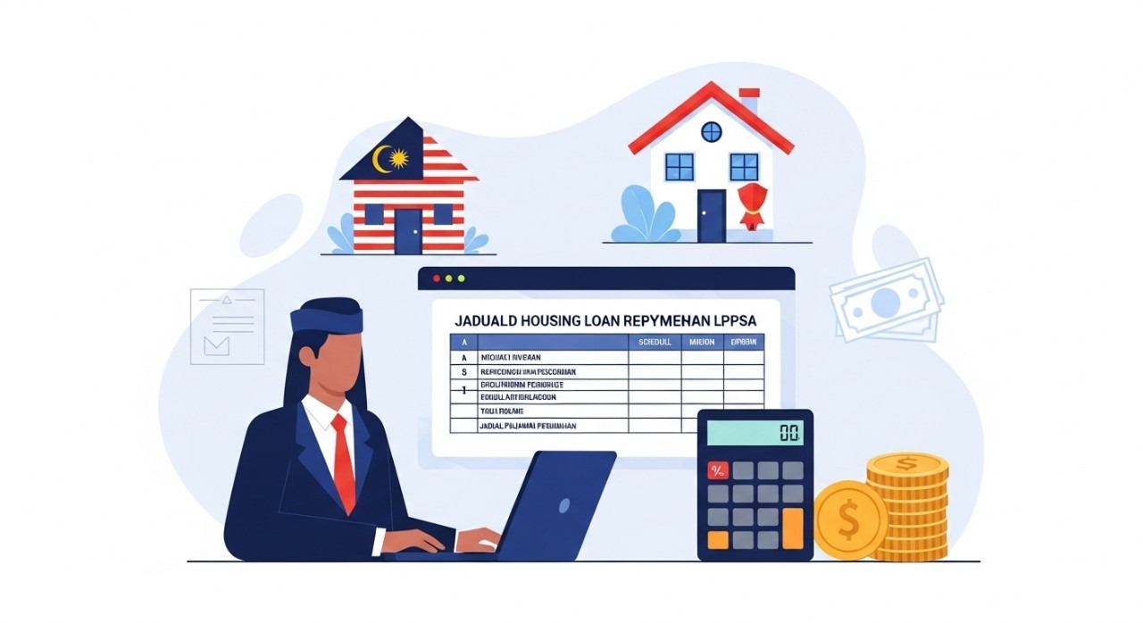 jadual pinjaman perumahan lppsa