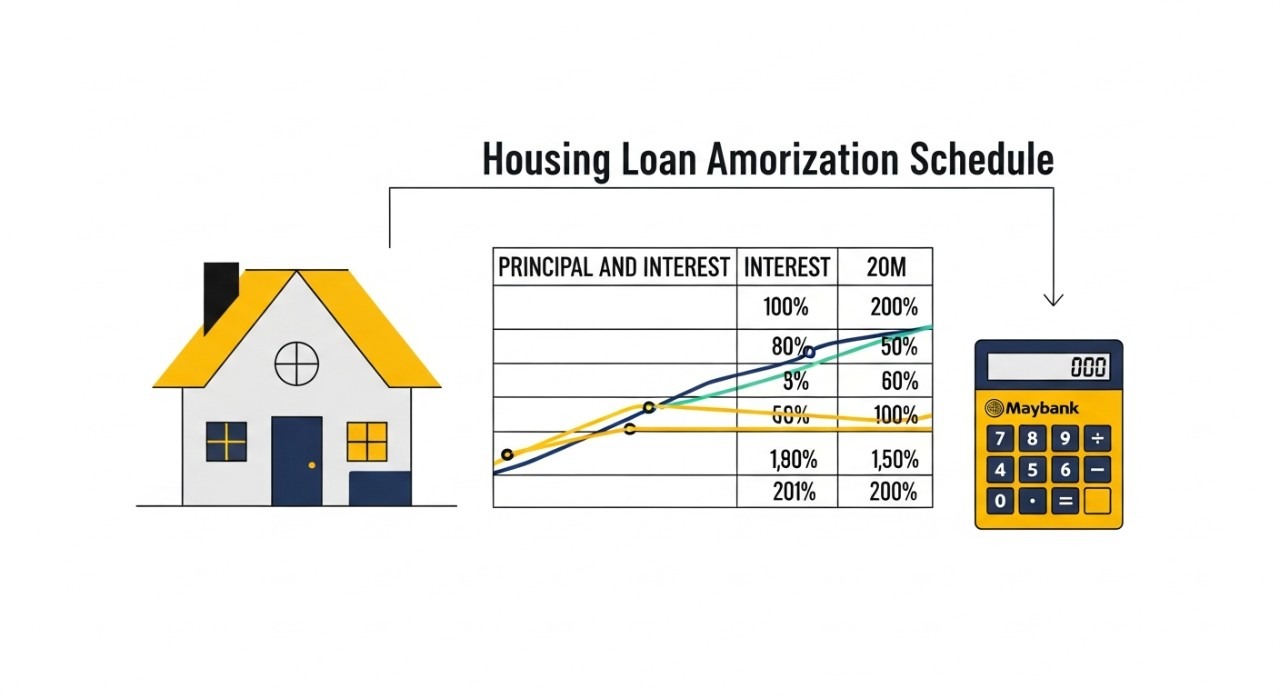 jadual pinjaman perumahan maybank