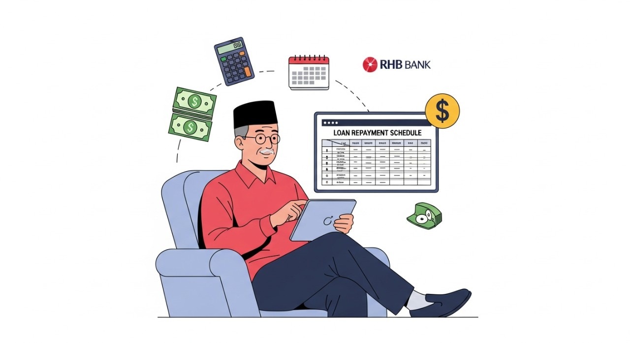 jadual pinjaman pesara rhb