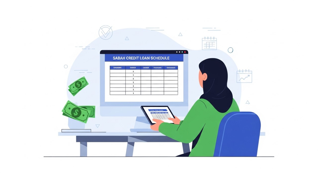 jadual pinjaman sabah credit