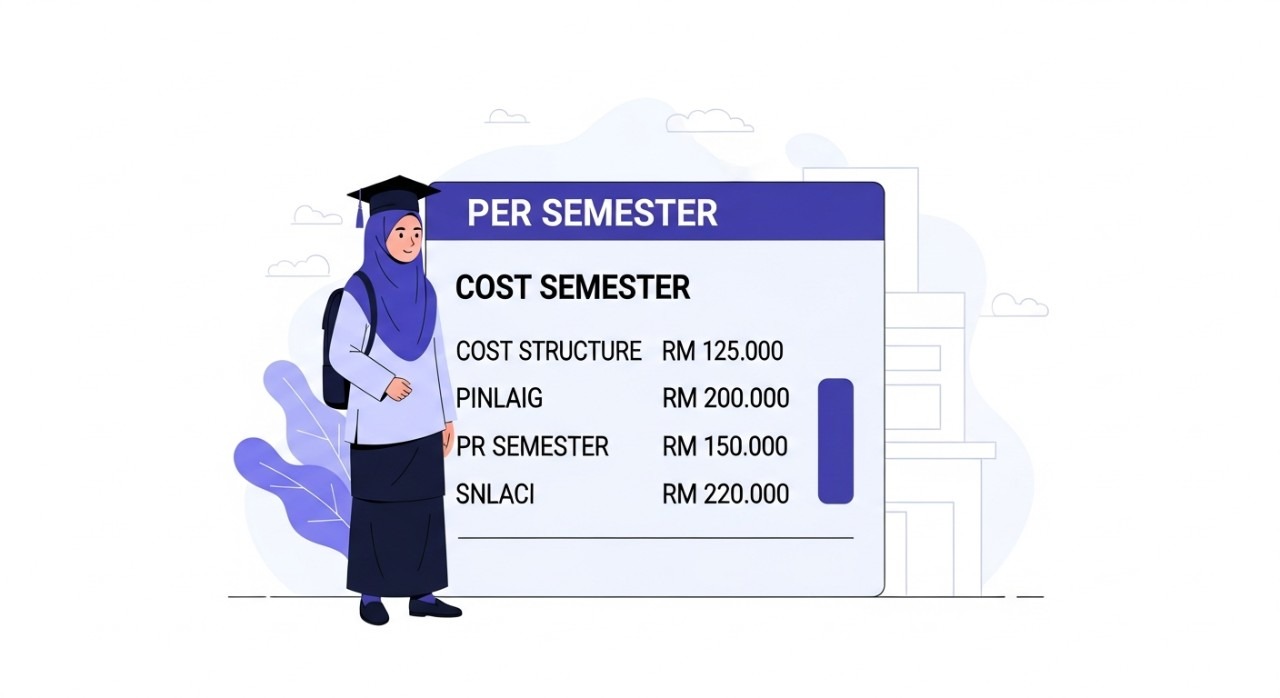 yuran unikl per semester degree